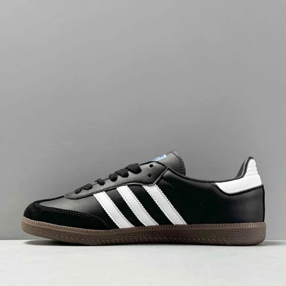 NWT SAMBA OG comfortable casual wear-resistant low shoes unisex sneakers black - Picture 4 of 4